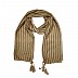 Multicolor threaded liner hijab - Brown Multicolor threaded liner hijab - Brown